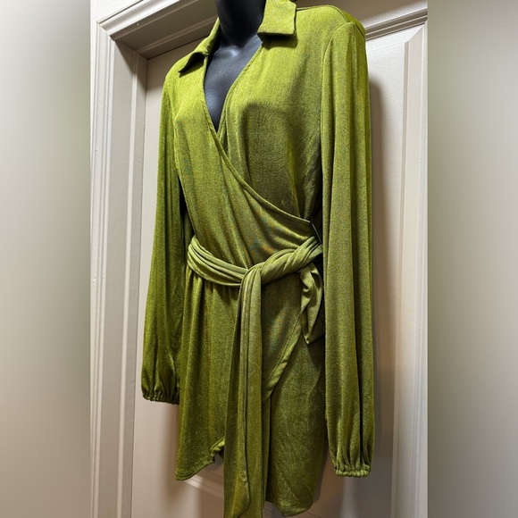 Princess Polly Green Party Time Mini Dress size 0 - Picture 9 of 13